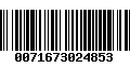 Código de Barras 0071673024853
