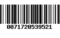 Código de Barras 0071720539521