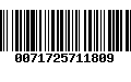 Código de Barras 0071725711809