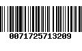 Código de Barras 0071725713209