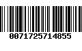 Código de Barras 0071725714855