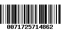 Código de Barras 0071725714862