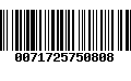 Código de Barras 0071725750808