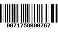 Código de Barras 0071758080767