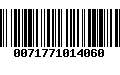 Código de Barras 0071771014060