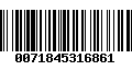 Código de Barras 0071845316861