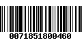 Código de Barras 0071851800460