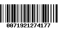 Código de Barras 0071921274177