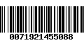 Código de Barras 0071921455088