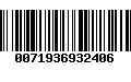 Código de Barras 0071936932406