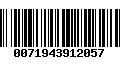 Código de Barras 0071943912057