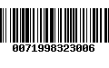 Código de Barras 0071998323006