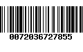 Código de Barras 0072036727855