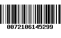 Código de Barras 0072106145299