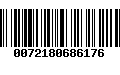 Código de Barras 0072180686176