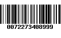 Código de Barras 0072273408999