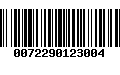 Código de Barras 0072290123004