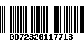 Código de Barras 0072320117713