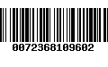 Código de Barras 0072368109602