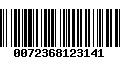 Código de Barras 0072368123141