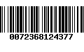 Código de Barras 0072368124377