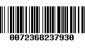 Código de Barras 0072368237930