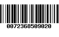 Código de Barras 0072368509020