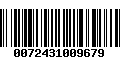 Código de Barras 0072431009679