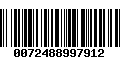 Código de Barras 0072488997912