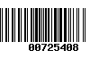 Código de Barras 00725408