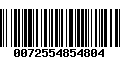 Código de Barras 0072554854804