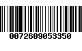 Código de Barras 0072609053350