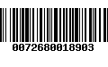 Código de Barras 0072680018903