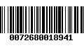 Código de Barras 0072680018941