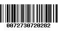 Código de Barras 0072730720282