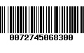 Código de Barras 0072745068300