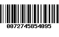 Código de Barras 0072745854095