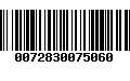 Código de Barras 0072830075060