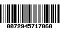 Código de Barras 0072945717060