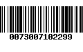 Código de Barras 0073007102299