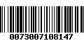 Código de Barras 0073007108147