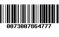 Código de Barras 0073007864777