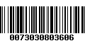 Código de Barras 0073030803606