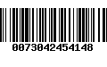 Código de Barras 0073042454148