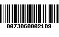 Código de Barras 0073060002109