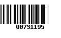 Código de Barras 00731195