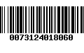 Código de Barras 0073124018060