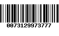 Código de Barras 0073129973777