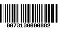 Código de Barras 0073130000882