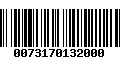 Código de Barras 0073170132000